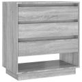 vidaXL Komoda sivá sonoma 70x41x75 cm spracované drevo