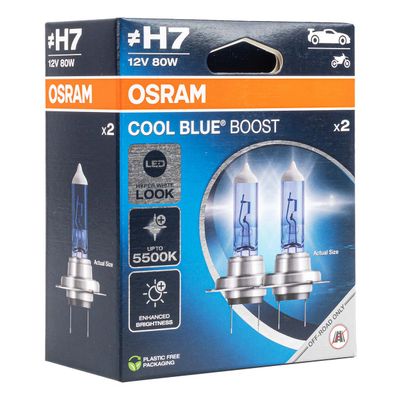 Halogenová žárovka Osram H7 12V 80W PX26d Cool Blue Boost 5500K / 2 ks NOVINKA
