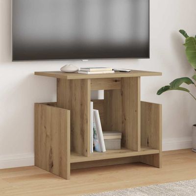 vidaXL TV stolík Remeselný dub 50 x 35 x 45 cm Kompozitné drevo