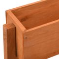 vidaXL Záhradný skladací kvetináč oranžový 60x14x75 cm masívne jedľové drevo