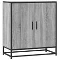 vidaXL Komoda sivá sonoma 68x35x76 cm kompozitné drevo a kov