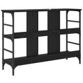 vidaXL Servírovacia skriňa Čierny dub 102 x 32 x 73,5 cm