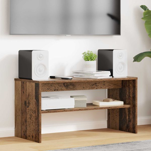 vidaXL TV skrinka Staré drevo 80 x 35 x 40 cm Kompozitné drevo