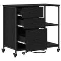 vidaXL Kabinet s nabíjacou stanicou 76 x 41 x 72 cm Kompozitné drevo