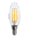 Dekoračná LED žiarovka FILAMENT Trixline 5W 600lm C35 E14 teplá biela