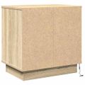 vidaXL Nočný stolík Sonoma dub 50 x 34,5 x 50 cm Kompozitné drevo