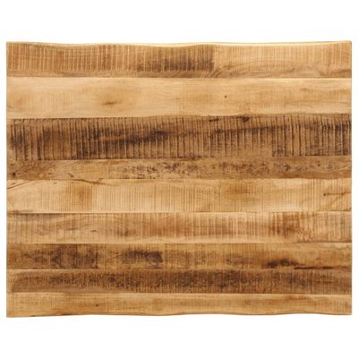 vidaXL Stolová doska živá hrana 100x80x2,5 cm masívny surový mangovník