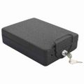 vidaXL Trezor do auta so zámkom Čierna 22 x 16 x 7 cm Oceľ