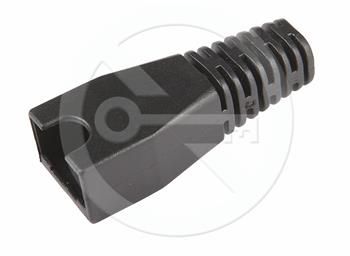 Ochrana Solarix RJ45 non-snag proof čierna S45NSP-BK