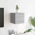 vidaXL Nástenná TV skrinka sivá sonoma 30,5x30x30 cm