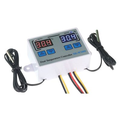Digitálny termostat duálny XK-W1088, -50 až +110 °C, napájanie 12V