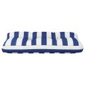vidaXL Poduška na paletovú pohovku modro-biele pruhy 80x40x12 cm látka