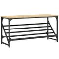 vidaXL Regál na topánky dub sonoma 90x30x45 cm kompozitné drevo