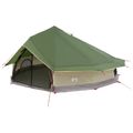 vidaXL Tipi stan 20-miestny Zelená Polyester a oceľ