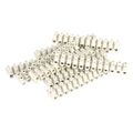 Skrutková svorkovnica 12× 2,5–4mm2, 450 V, biela, 10 ks