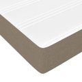 vidaXL Posteľný rám boxspring s matracom sivohned 160x200 cm látka