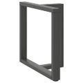 vidaXL Nohy k jedálenskému stolu v tvare T, 2 ks, antracitové, 70x35x(72-73) cm, oceľ