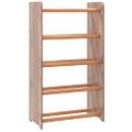 vidaXL Regál na topánky hnedý 45x24x81 cm spracované drevo
