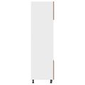 vidaXL Skrinka na mikrovlnku “Lyon” Old Wood 60x57x207 cm
