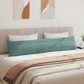 vidaXL Vankúše na pohovku 2 pcs Morská zelená 200 x 40 cm