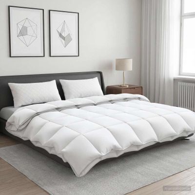 vidaXL Súprava paplónu z 90% husacieho peria FULDA 3 ks 200 x 200 cm