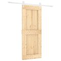 vidaXL Posuvné dvere Prírodná a biela 85 x 210 cm