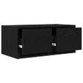 vidaXL TV stolíky 2 ks dub čierne 60x31x25,5 cm kompozitné drevo