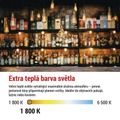 LED žiarovka DECO S123 / E27 / 3,5 W (14 W) / 130 lm / flame
