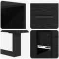 vidaXL Highboard 2 ks Čierny dub 69,5 x 34 x 180 cm