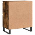 vidaXL Komoda dymový dub 60x35x70 cm spracované drevo
