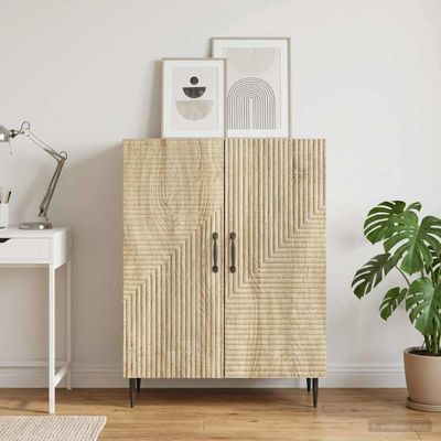 vidaXL Servírovacia skriňa Dub sonoma 66 x 34,5 x 89,5 cm