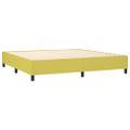 vidaXL Boxspring posteľ s matracom zelená 200x200 cm látka