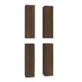 vidaXL TV skrinky 4 ks hnedý dub 30,5x30x110 cm spracované drevo