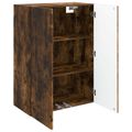 vidaXL Nástenná skrinka 66 x 34,5 x 90 cm Kompozitné drevo Dymový dub
