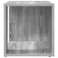 vidaXL Príručný stolík sivý dub sonoma 33x33x34,5 cm spracované drevo