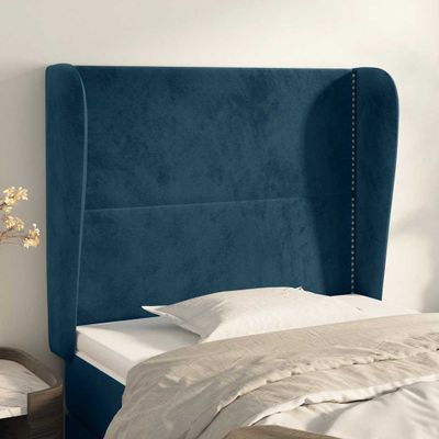 vidaXL Čelo postele so záhybmi tmavohnedé 83x23x118/128 cm zamat