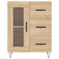 vidaXL Vysoká skrinka dub sonoma 69,5x34x180 cm spracované drevo