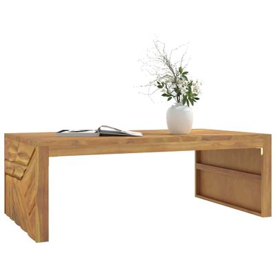 vidaXL konferenčný stolík 110x60x38 cm Teakové masívne drevo