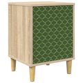 vidaXL Nočný stolík GELEEN Dub sonoma 36 x 33 x 50 cm Kompozitné drevo