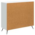 vidaXL Servírovacia skriňa Biela 89 x 34,5 x 80 cm Kompozitné drevo