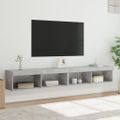 vidaXL TV skrinky s LED svetlami 2 ks betónovo sivé 100x30x30 cm