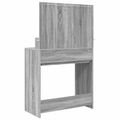 vidaXL Toaletné stolíky do spálne Sivý Sonoma 80 x 39,6 x 135 cm