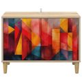 vidaXL TV skrinka HEESCH 69 x 33 x 50 cm Sonoma Kompozitné drevo