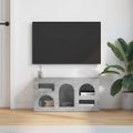 vidaXL TV skrinka ELST 80 x 35 x 40 cm Betónová šedá Kompozitné drevo