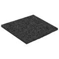 vidaXL Pad z gumových granúl na dvor Čierny 9 x 9 x 0,3 cm Guma