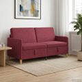 vidaXL Sofa s úložným priestorom Víno červené 172 x 78 x 87 cm