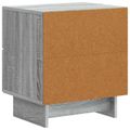 vidaXL Nočný stolík 2 ks Sivá sonoma 43 x 34,5 x 47,5 cm