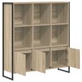 vidaXL Knižnica 99,5 x 30 x 108 cm Kompozitné drevo Sonoma