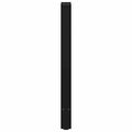 vidaXL Nohy konzolového stolíka, čierne, 2 ks, 38 x (72-73) cm, oceľové