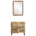 vidaXL Set kabinetov do kúpeľne 2 ks Prírodná 62 x 33 x 58 cm
